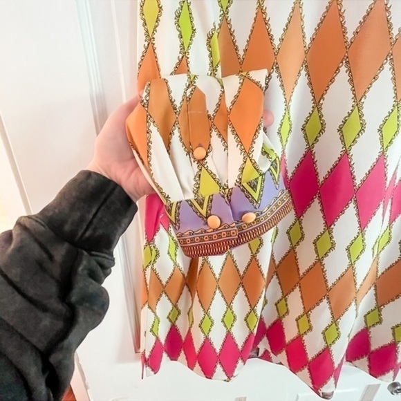 Pell & Co Women’s Silk Blend Button Down Tunic Blouse - Picture 3 of 7